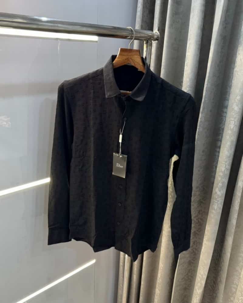 Christian Dio r Black Lycra Premium Shirt