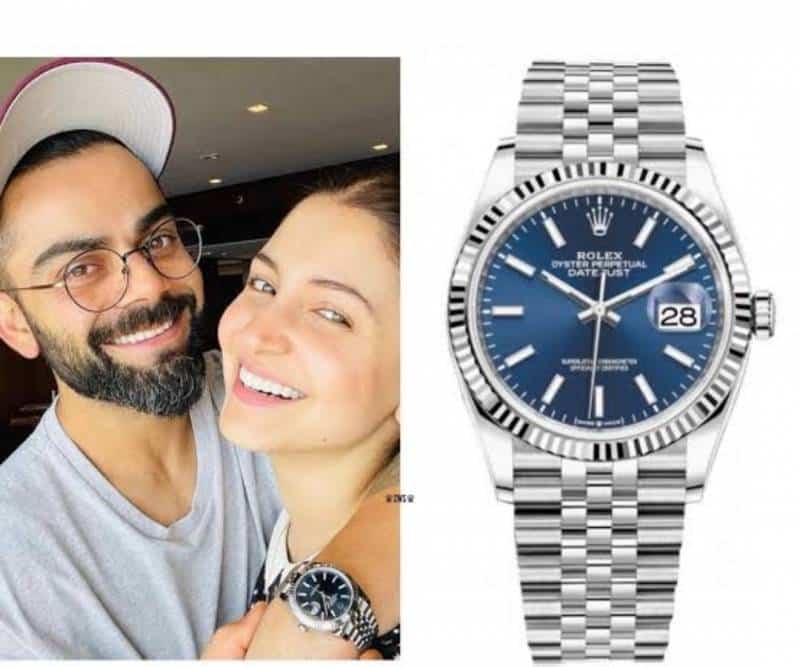 ROLLEX DATE JUST Blue stainless steel jubilee belt 003