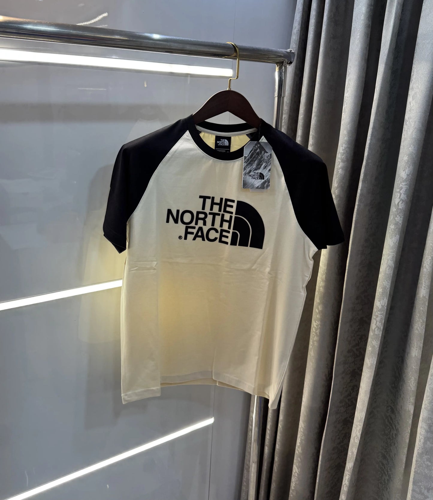 The North Face Cream Premium Oversized T-Shirt