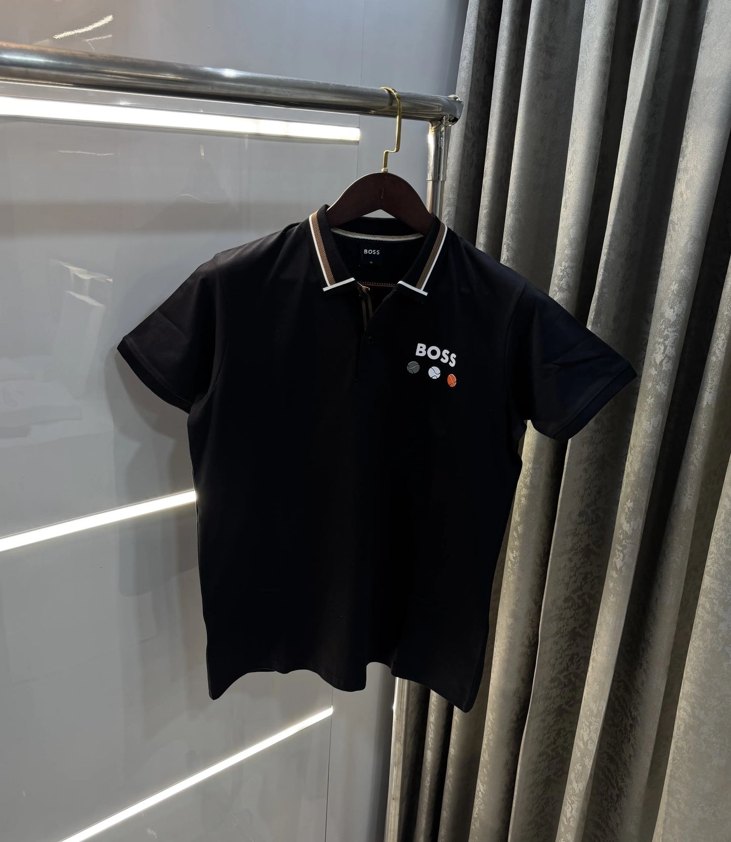 Hugo Boss Black Premium Polo T-shirt With Box Packing
