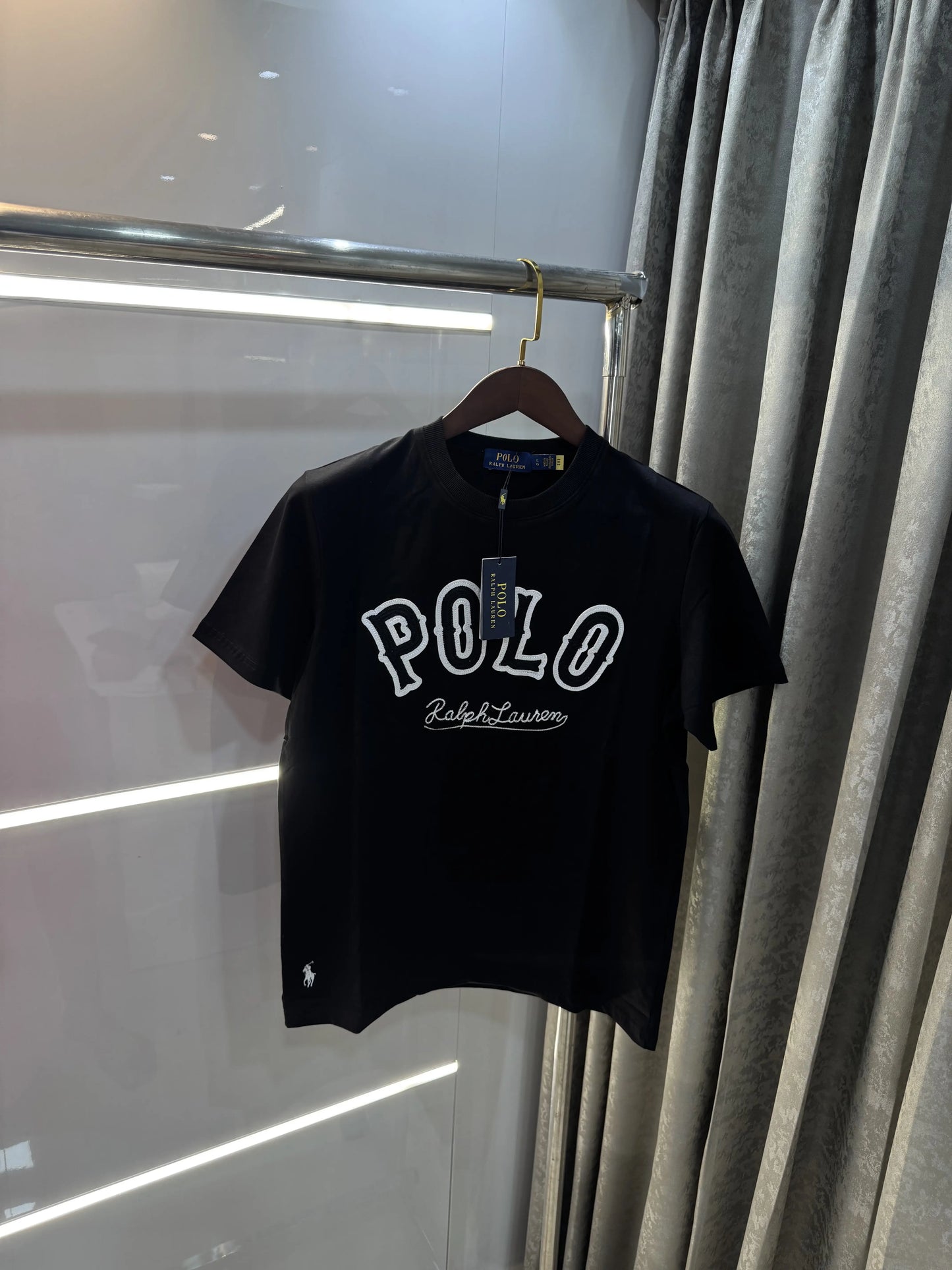 Ralph Lauren Black Logo Work Premium T-Shirt