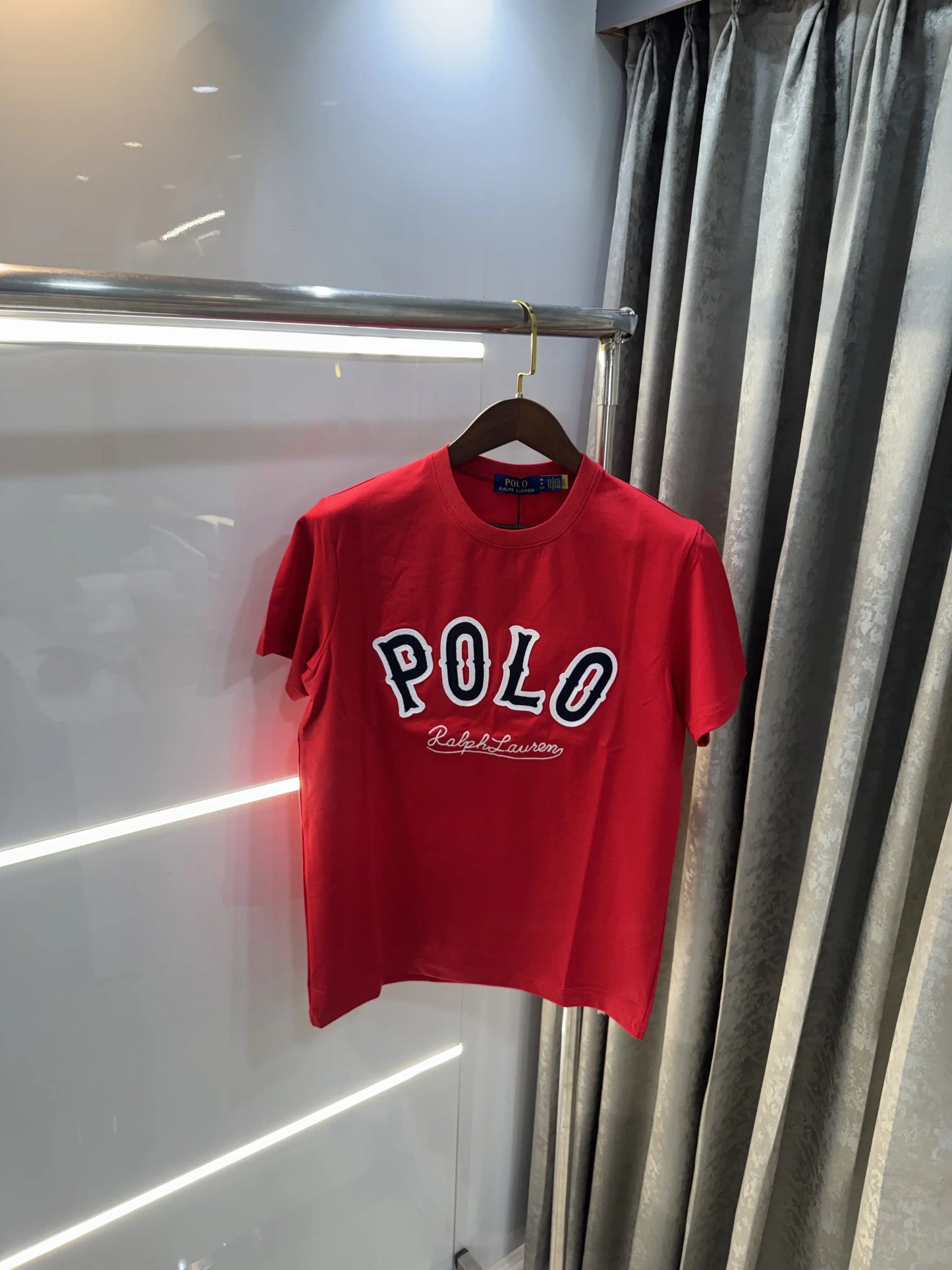 Ralph Lauren Red Logo Work Premium T-Shirt
