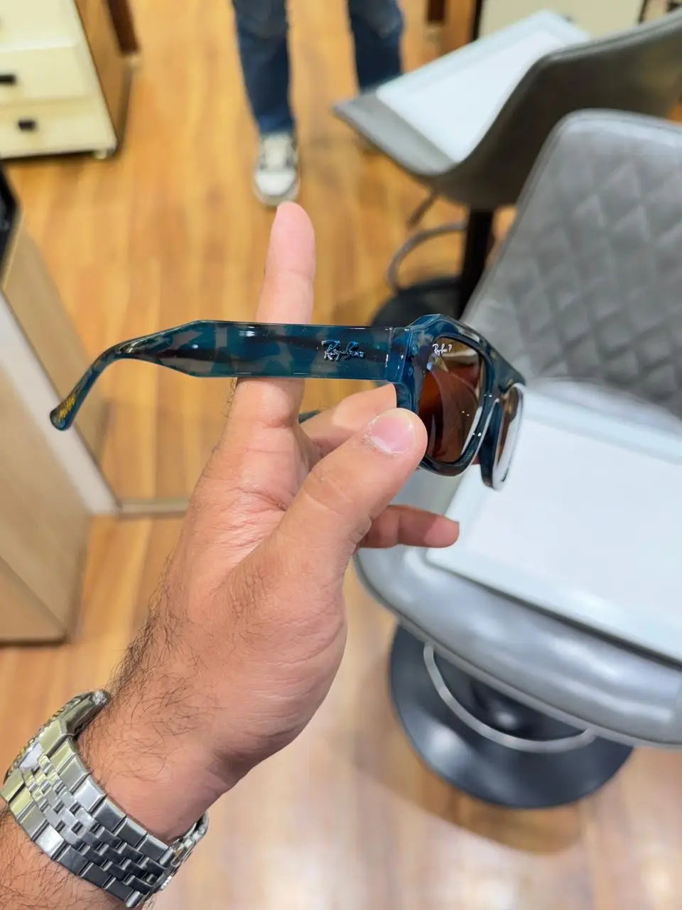 Rayban 4454 blue brown