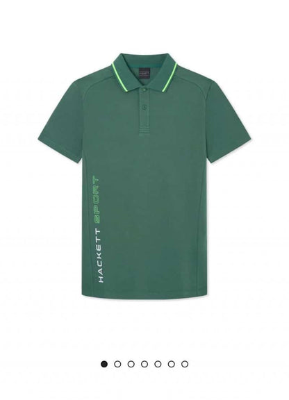 Hacket Sport English Green Premium Classic Polo T-Shirt 001