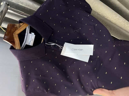 Calvin Klein Purple Premium Polo T-Shirt