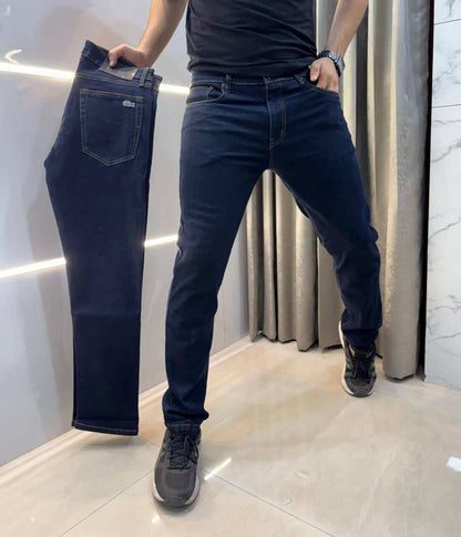Lacost e Navy Blue Imported Hyperflex.. Denim