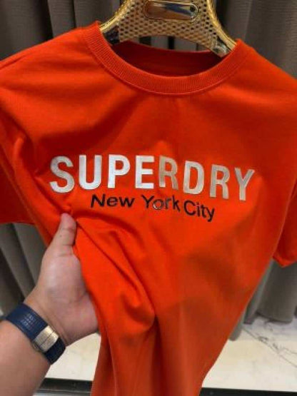 Superdry Round Neck T-shirt Orange