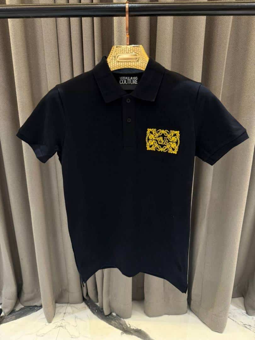 VERSSACE POLO PREMIUME YELLOW PATCG
