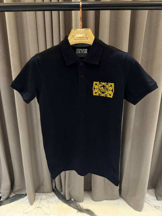 VERSSACE POLO PREMIUME YELLOW PATCG