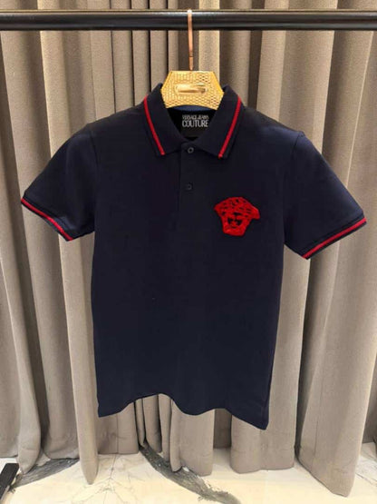 VERSSACE POLO PREMIUME NAVY