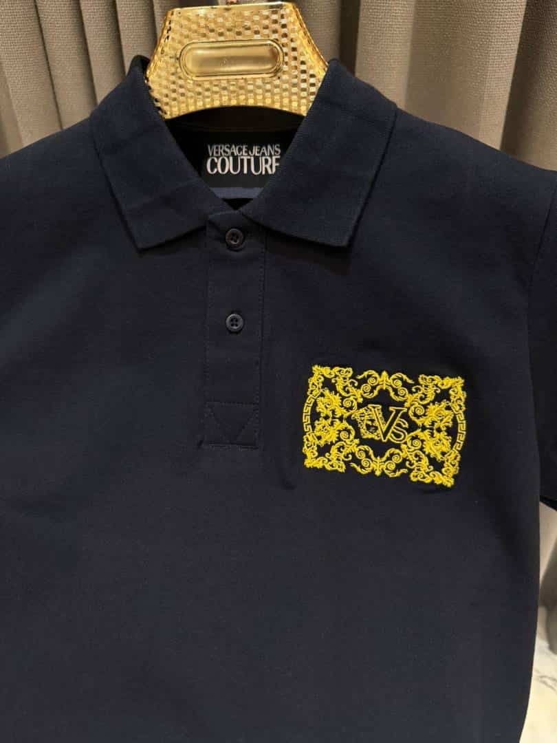 VERSSACE POLO PREMIUME YELLOW PATCG