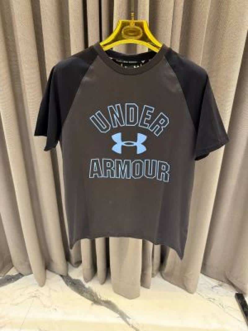 Sale Under_Armour Round Neck T-shirt Camouflage
