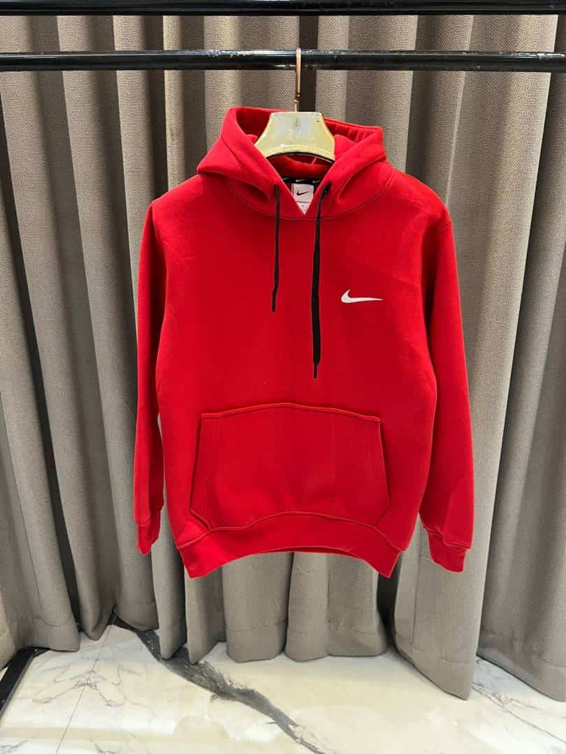 Nik_e Fleece Hoodie red
