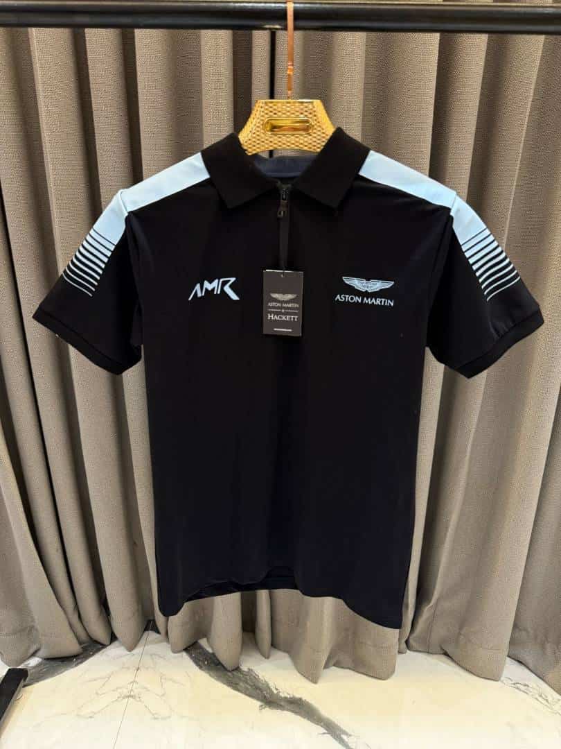 HACCKET ASTON MARTIN POLO SURPLUS Sky black