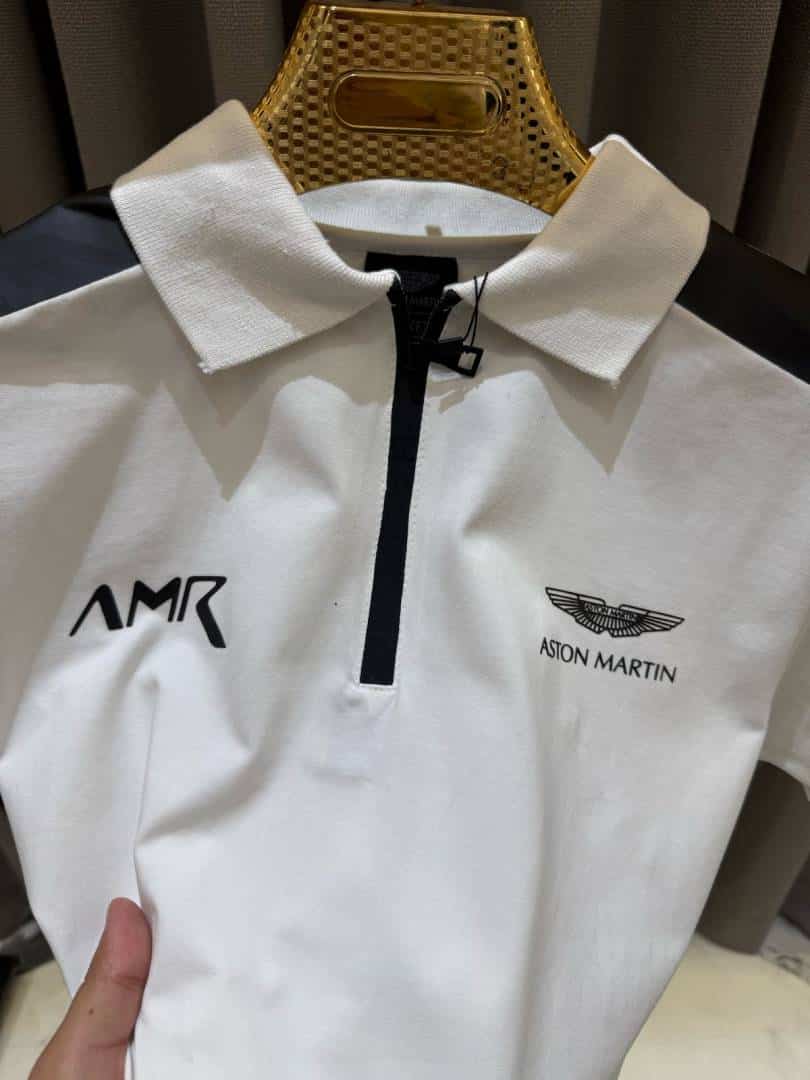 HACCKET ASTON MARTIN POLO SURPLUS WHITE