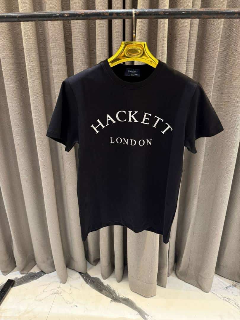 Hacket London Round Neck T-shirt Black