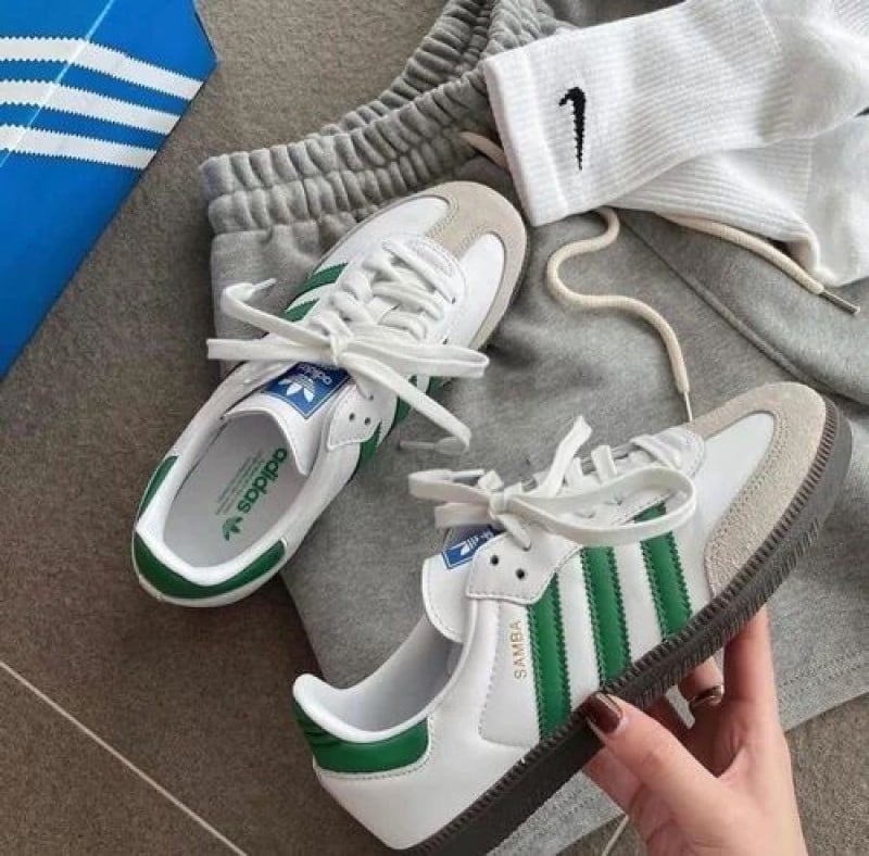 @dIdass Samba White Green fiX
