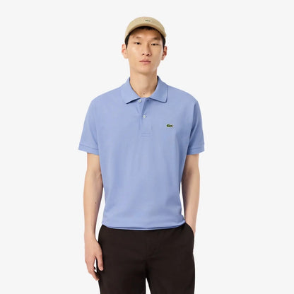 Lacost e Sky Blue Embroidery Logo Premium Polo T-Shirt