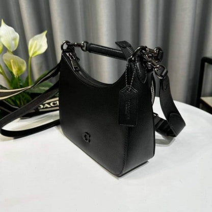Coac_h Hobo Crossbody With Signature Canvas comes with 3 belts with box