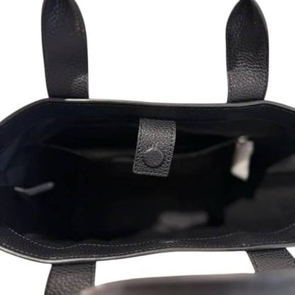 Marc Jacobs Small Pebble Leather Tote with Detachable Crossbody Strap Black