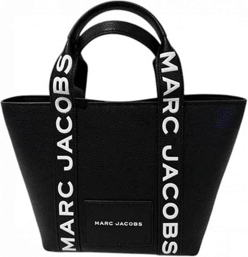 Marc Jacobs Small Pebble Leather Tote with Detachable Crossbody Strap Black