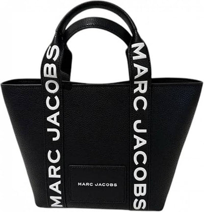 Marc Jacobs Small Pebble Leather Tote with Detachable Crossbody Strap Black