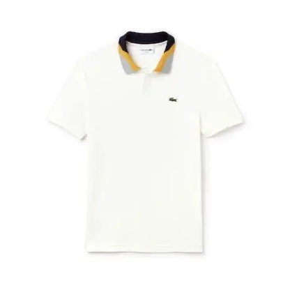 Lacost e Cream Embroidery Logo Premium Polo T-Shirt