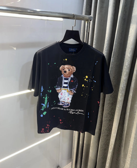 Ralph Lauren Black Teddy 🧸 Edition Imported Oversized T-Shirt