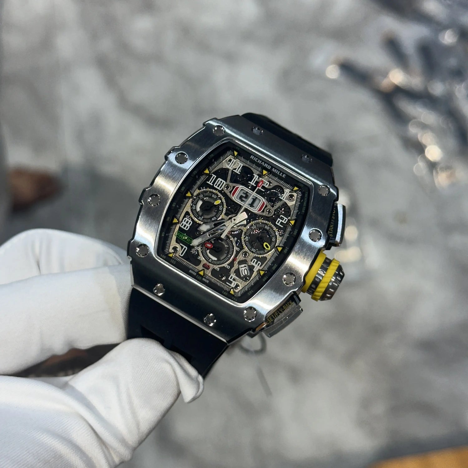 *Richard Mille RM11-03 Flyback Premium Japan Quartz Movement* ✔️🔥