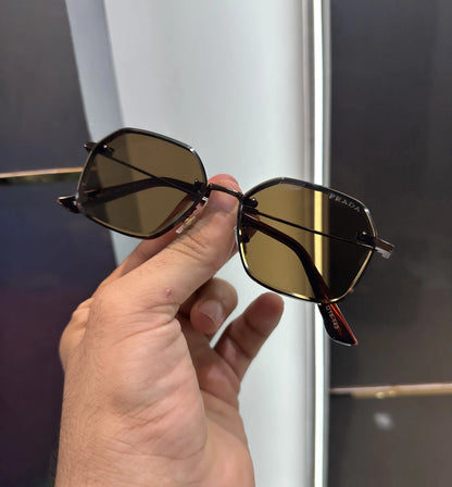 Prada All Brown Metal Premium Shades 7787