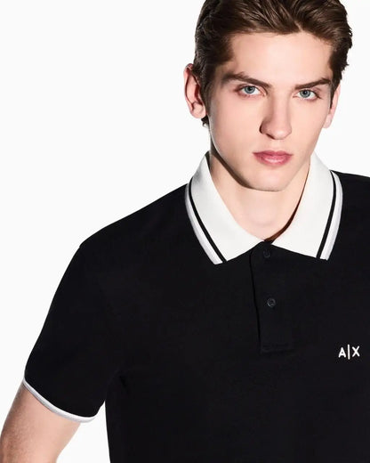Arman i Exchange Black Logo Work Premium Polo T-Shirt