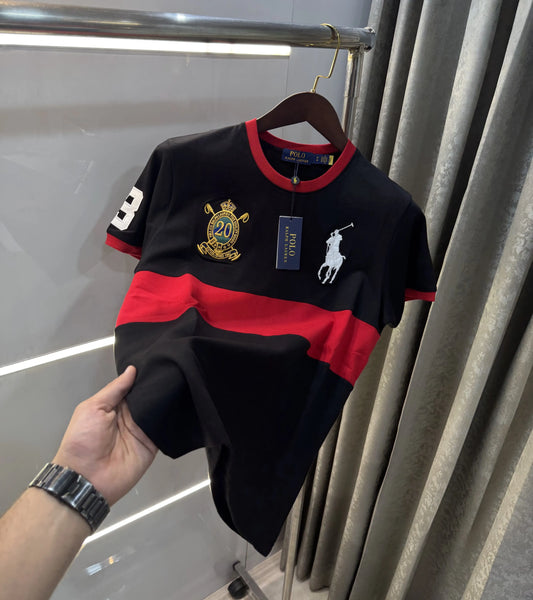 Ralph Lauren Black Logo Work Premium T-Shirt
