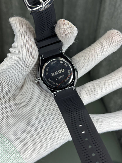 Rado Silver Black Premium Quartz Watch