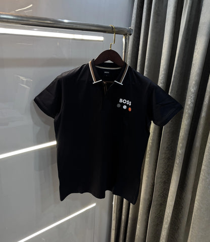 Hugo  Boss Black Premium Polo T-shirt With Box Packing