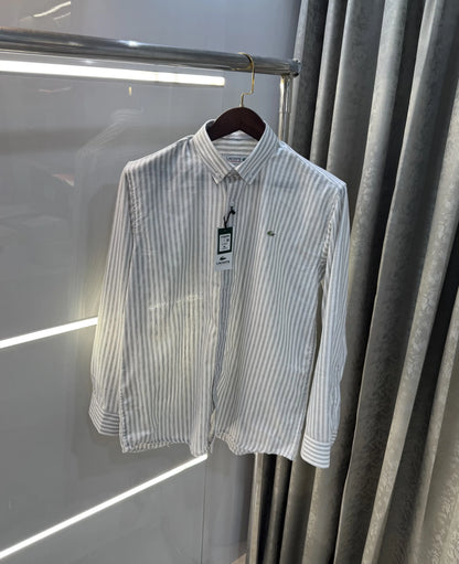 Lacoste Grey Strips Premium Shirt