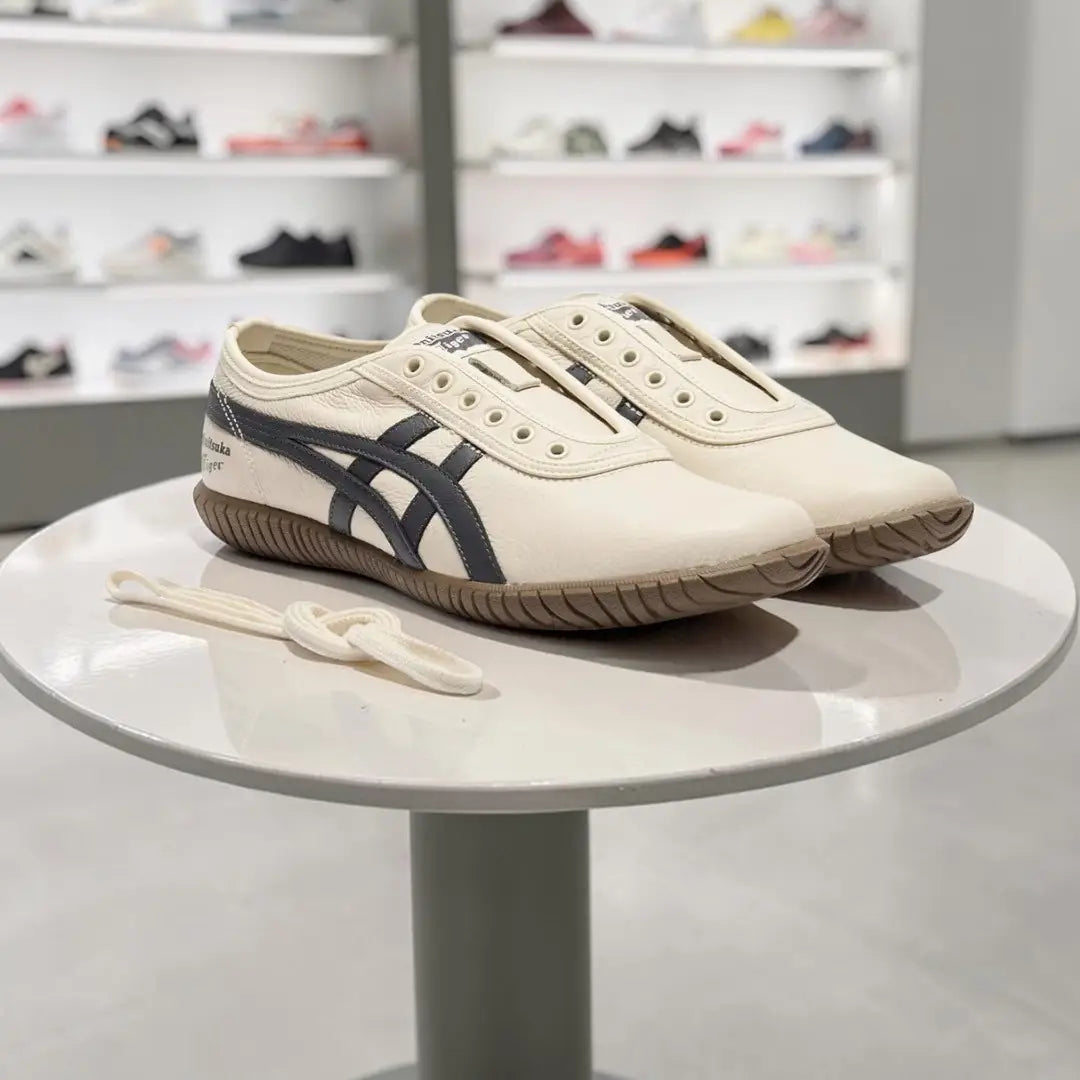 Onitsuka Tiger Tsunahiki Slip-On BIRCHINDIGO NAVY Mens 7A Premium (D-2063)