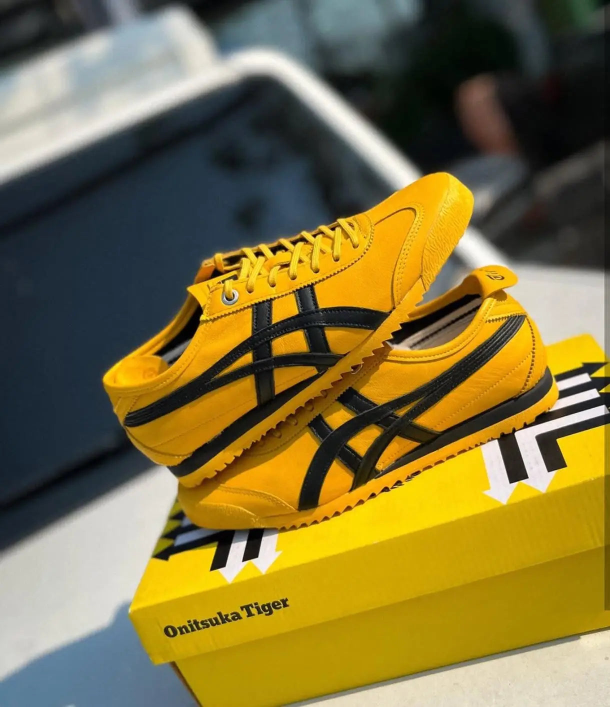 Onitsuk_a Tiger Mexico 66 SD Yellow Black  7A Premium Sneakers D-2033