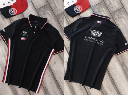 Tommy Hilfiger Black Premium Polo T-shirt