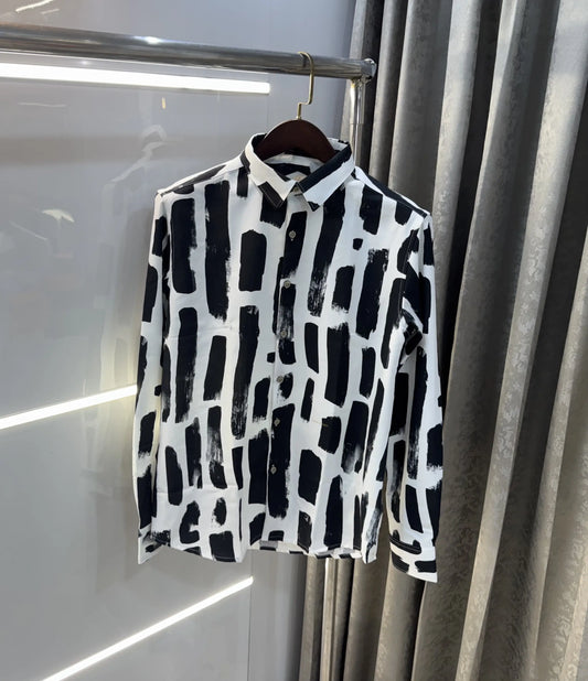 Rare Rabbit Black Design Imported Shirt