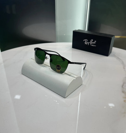 RayBan Black Green Premium Shades 3686