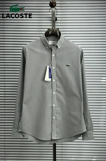 Lacoste Black Stripes Premium Shirt