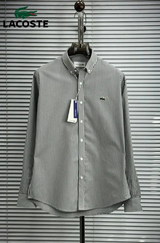 Lacoste Black Stripes Premium Shirt