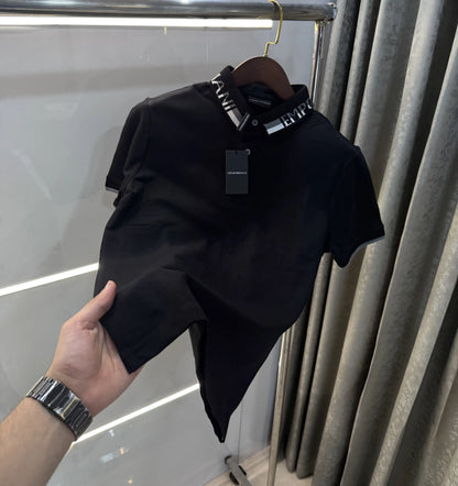 Emporio Arman i Black Premium Polo T-Shirt