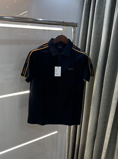 Hacket Navy Blue Logo Work Premium Polo T-Shirt