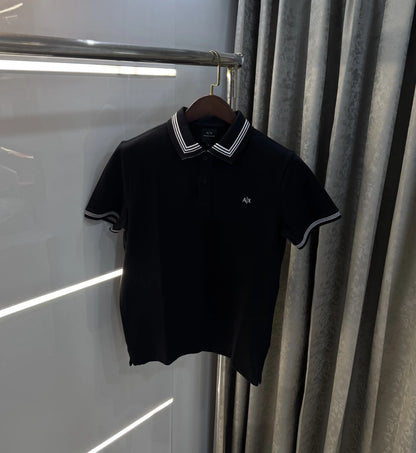 Arman i Exchange Black Logo Work Premium Polo T-Shirt