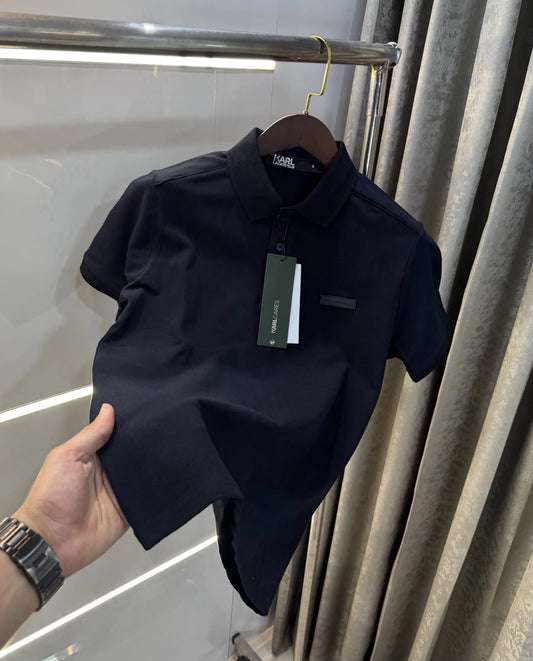 Karl Lagerfled Navy Blue Imported Polo T-Shirt