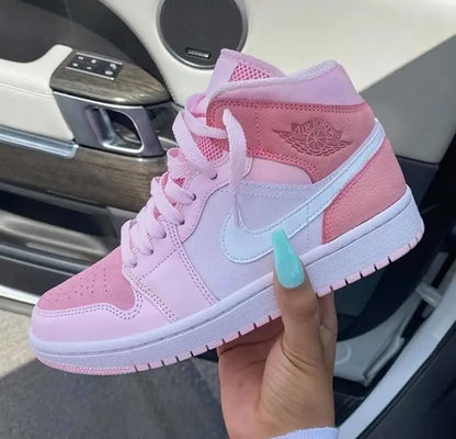 Nike_Jordan Retro 1 Mid Digital Pink Sneaker For Her