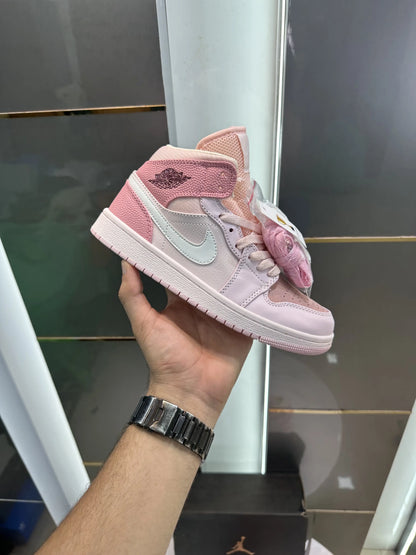 Nike_Jordan Retro 1 Mid Digital Pink Sneaker For Her
