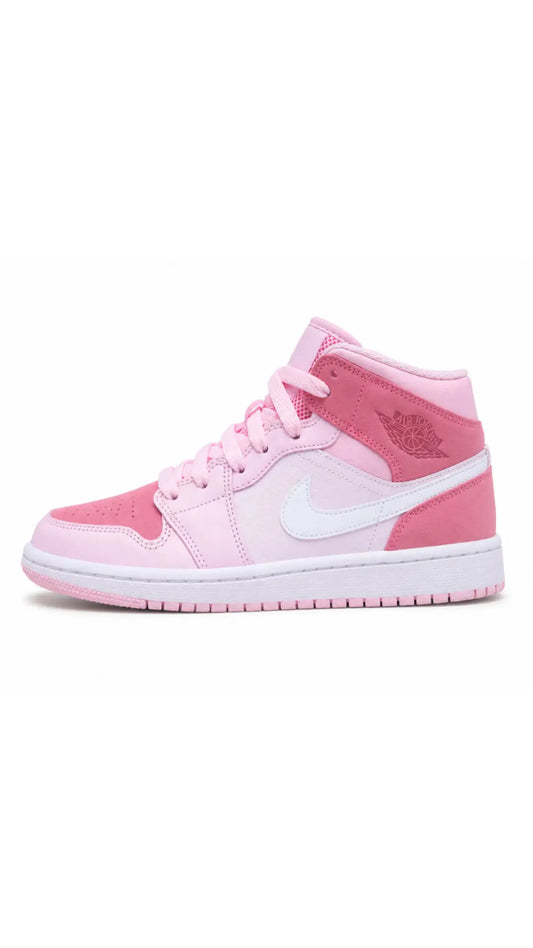 Nike_Jordan Retro 1 Mid Digital Pink Sneaker For Her
