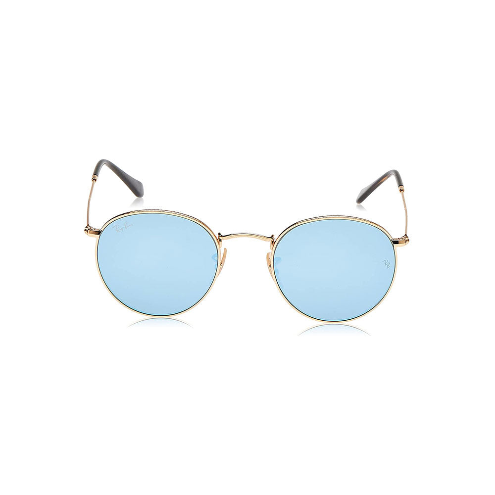 Round Flat Lens Sunglasses